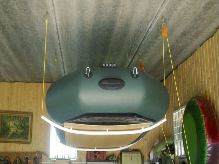 Як правильно зберігати надувний човен ПВХ взимку