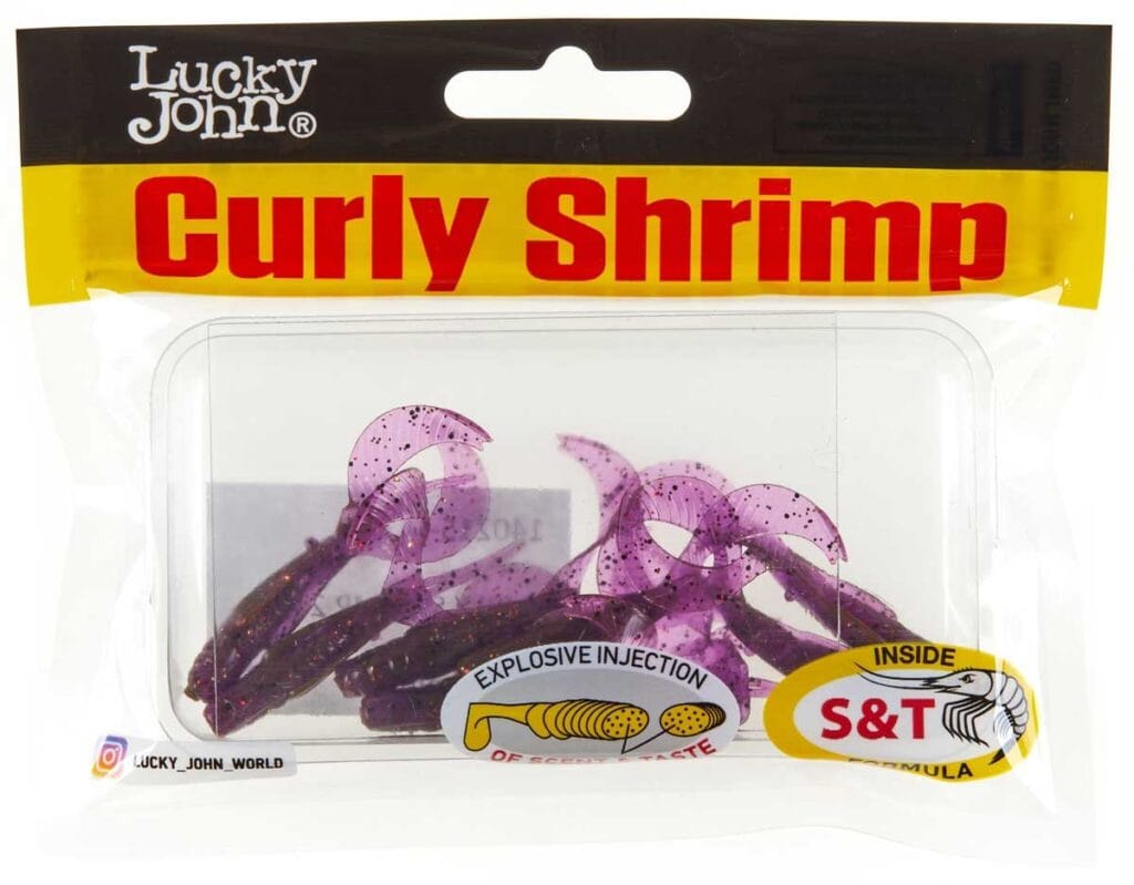 Lucky John Curly Shrimp: Гибрид рачка и твистера
