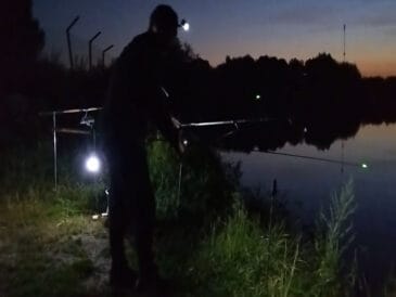 Ловля коропа вночі - карта глибин