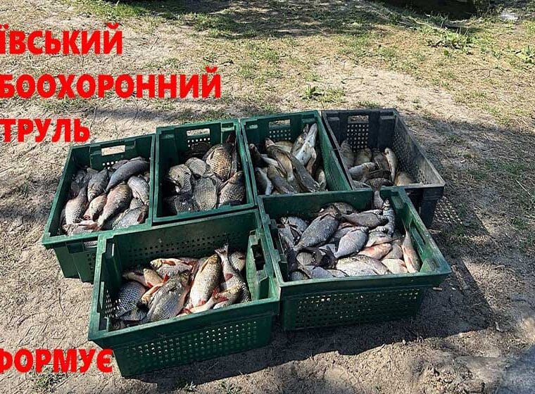 Рыбак на Киевском водохранилище нанес ущерб 436 тыс. грн