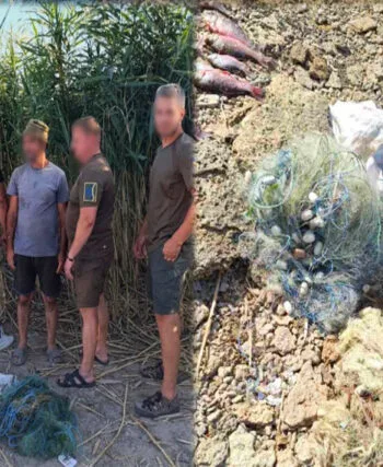 На півдні Одеської області затримали браконьєрів з уловом