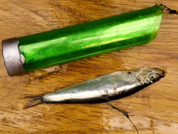 Как забросить живца далеко и не потерять его: самодельный груз-стакан