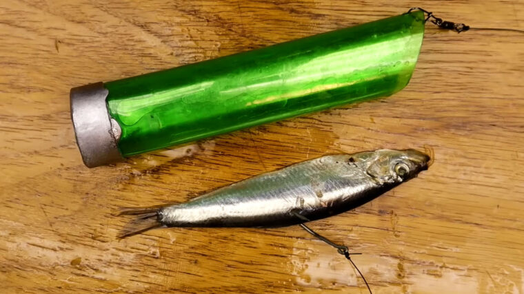 Как забросить живца далеко и не потерять его: груз-стакан