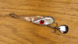 Секрет дальности заброса на жереха - самодельная блесна Кальмар-3