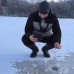 «Икряные мамаши» на реке Уж: как поймать крупного окуня в оттепель — отчет за 6 января