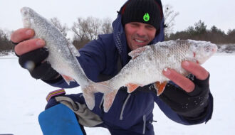 Деснянские "батоны" по 700 грамм: где под Черниговом плотва рвет снасти в феврале 2026
