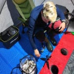 Карась на балансир в разгар глухозимья: редкая поимка на Киевском море