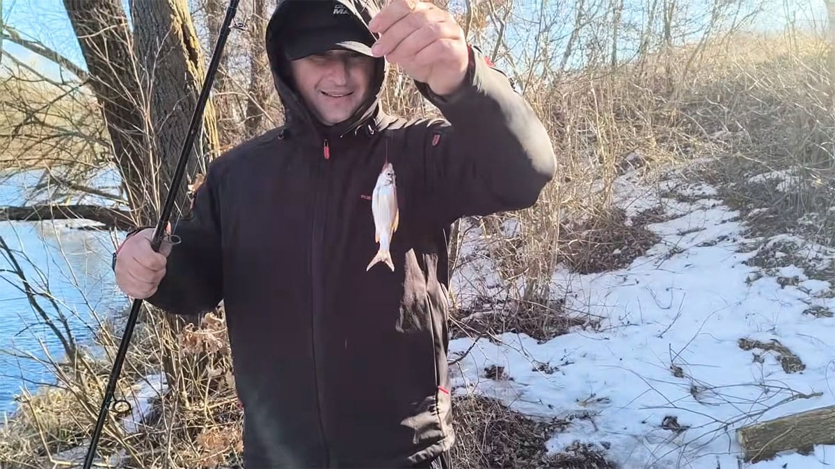 Фидер на Южном Буге в начале марта