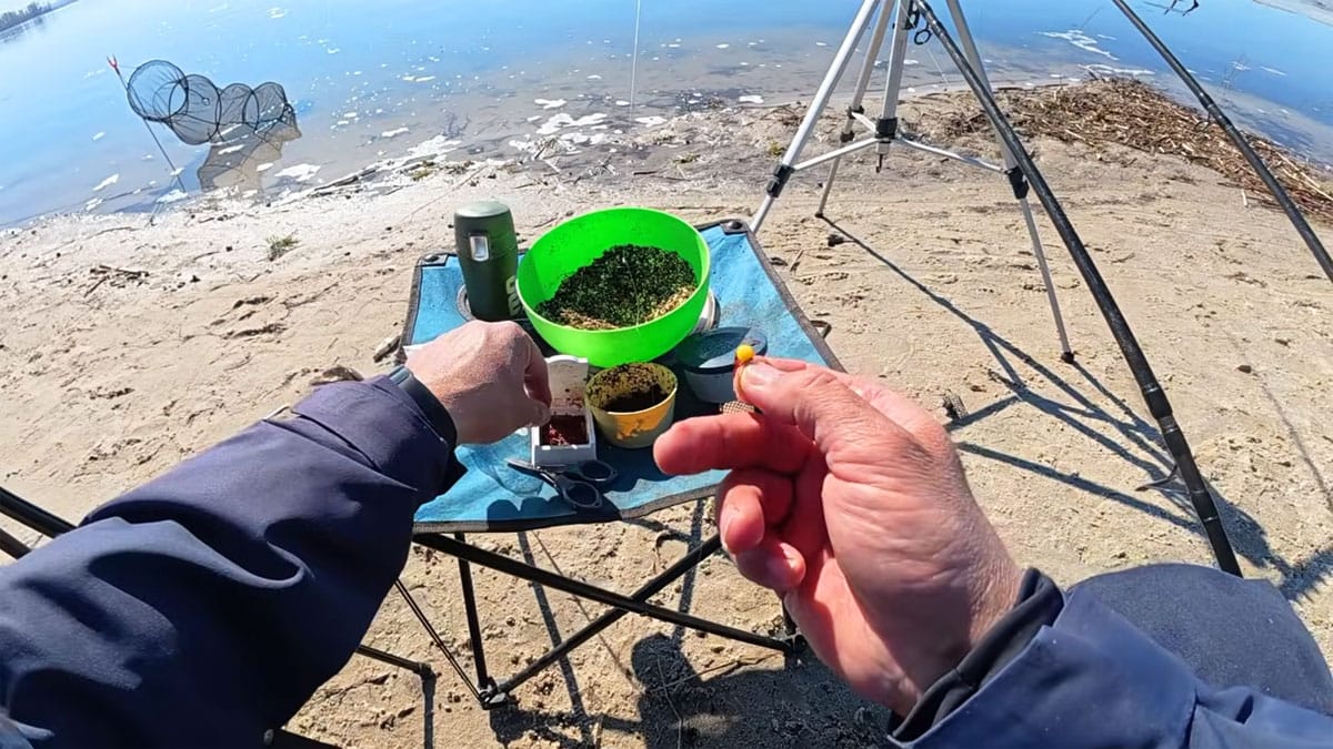 Риболовля на Дніпрі: комбінована насадка на плітку