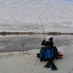 Трофейний сазан на 0.12 волосінь: підсумки закриття зимового сезону на Дніпрі