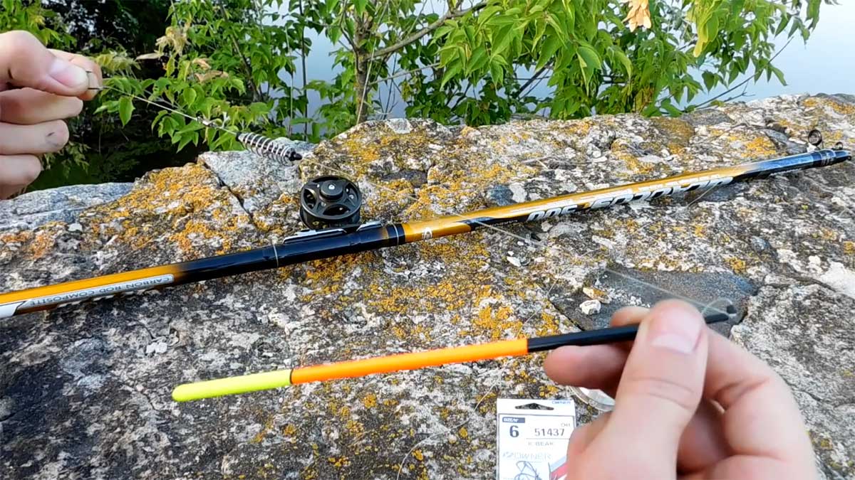 Монтаж поплавцевої снасті «вбивця карася» для ловлі мирної риби
