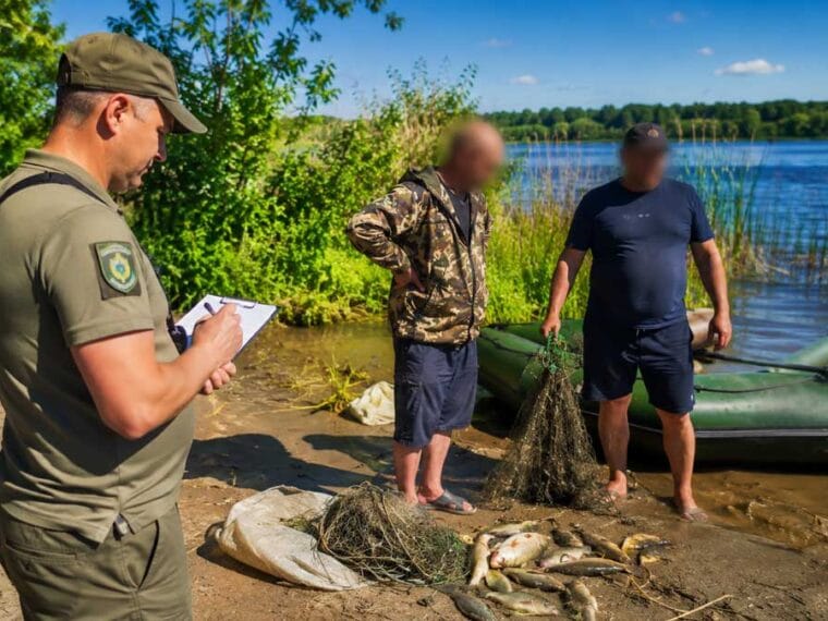 Рейди на Дніпропетровщині: майже 100 порушень правил рибальства за тиждень