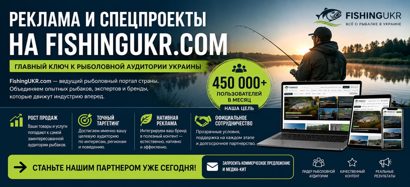 Реклама и спецпроекты на FishingUKR.com