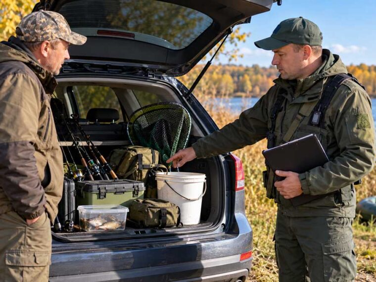 Чи може рибоохорона перевіряти багажник автомобіля рибалки
